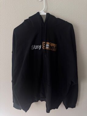 Stay Sober Black Hoodie - Mens Graphic Pullover, D’Aydrian Harding